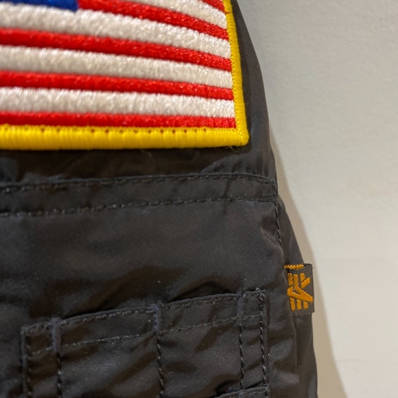 SOLD ALPHA Industries Men’s NASA Apollo MA-1 Bomber Jacket - Picture 8 of 8